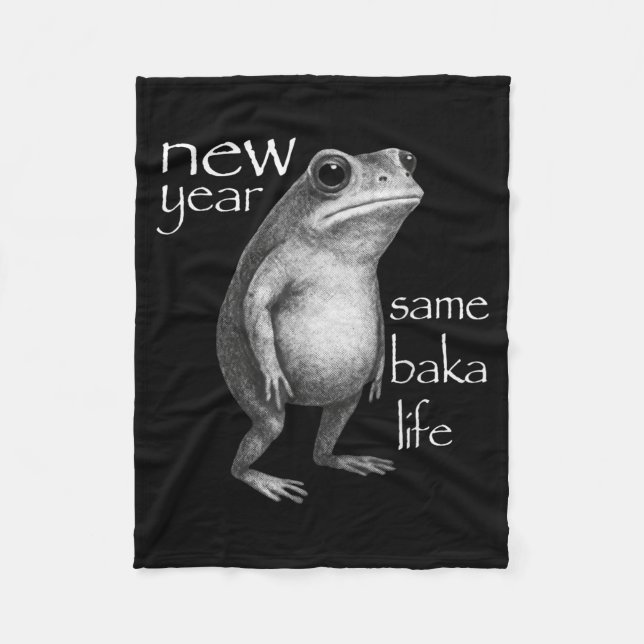 Manta Polar New Year Same Baka Life Funny Frog Joke  (Anverso)