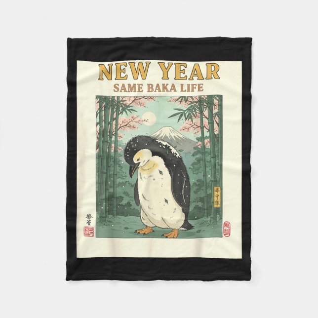 Manta Polar New Year Same Baka Life Penguin New Year 2026 Reso (Anverso)