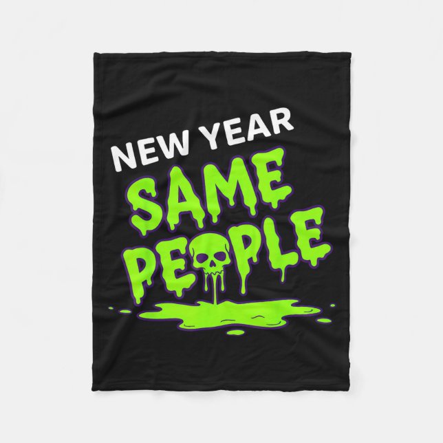 Manta Polar New Year Same People Funny Skull  (Anverso)