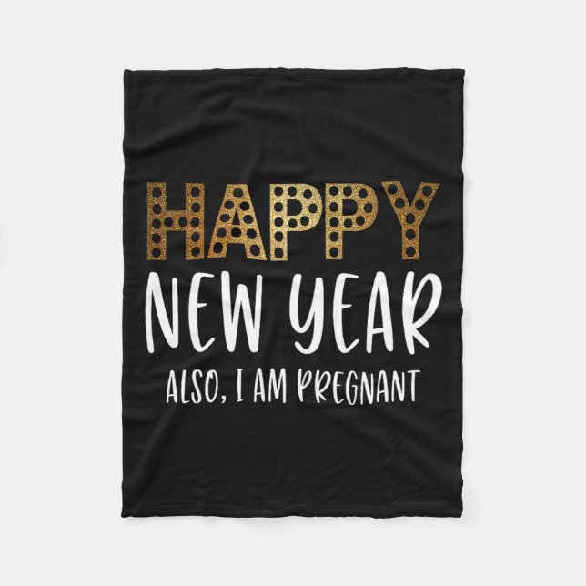 Manta Polar New Years Eve Pregnancy Announcement Also Im Pregn (Anverso)