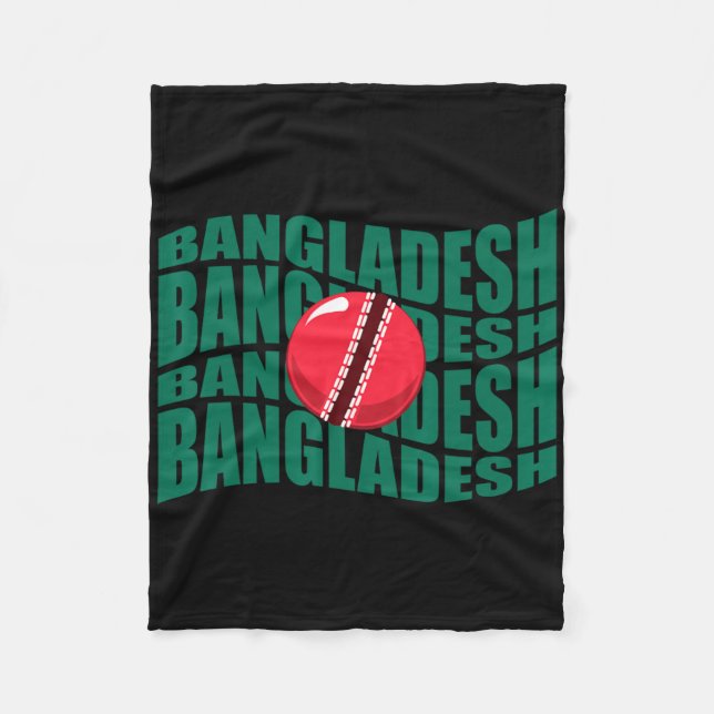 Manta Polar Ngladesh Cricket National Team Wavy Flag Support  (Anverso)