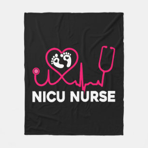 Manta Polar Nicu Nurse Heartbeat Shirt