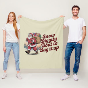 Manta Polar Nieve Diggity a punto de embolsarlo todo Navidad r