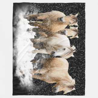 Manta Polar Nieve noruega Blnaket del fiordo