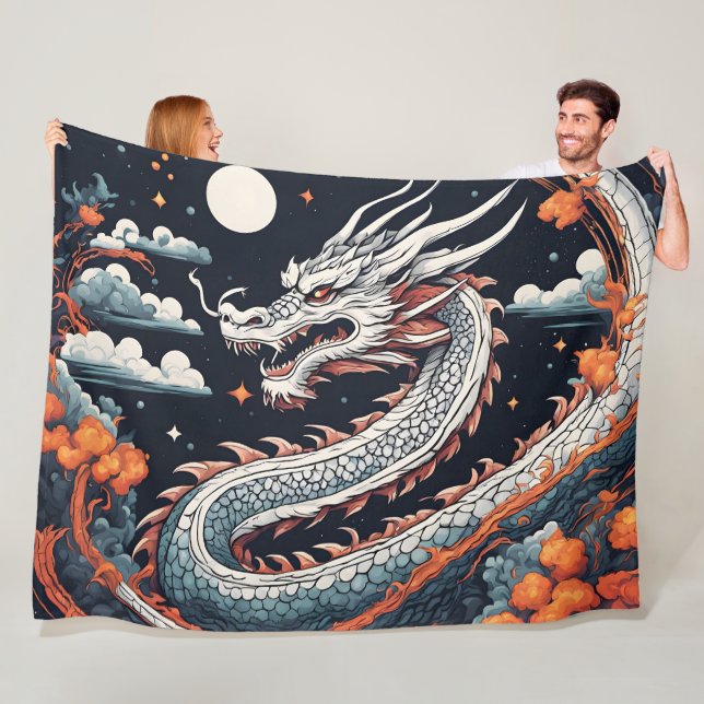 Manta Polar night dragon blanket (In situ)
