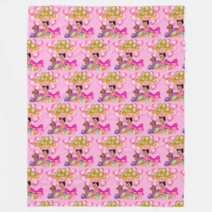 Manta Polar Niña bebé de rosa