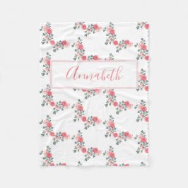 Manta Polar Niña combinada conocida personalizada