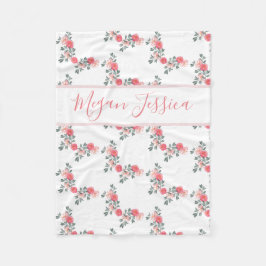 Manta Polar Niña combinada conocida personalizada