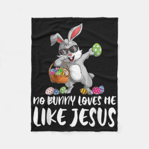 Manta Polar Ningún conejo me ama como Jesús Pascua Cristiano R