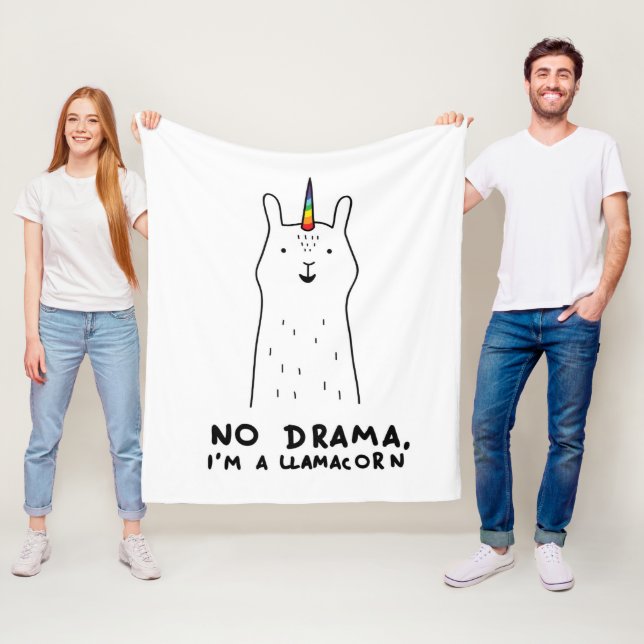 Manta Polar Ningún drama soy un Llamacorn (In situ)