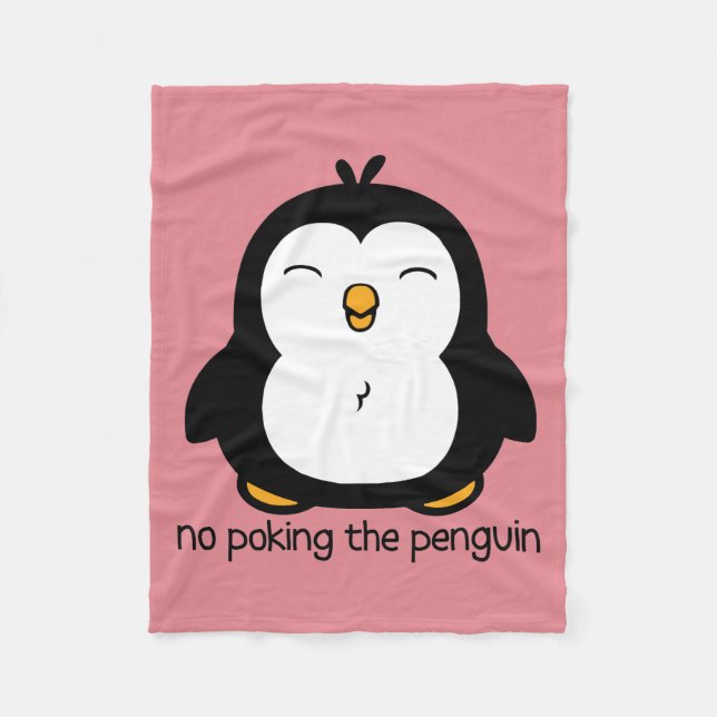 Manta Polar Ningún empuje del pingüino (Anverso)