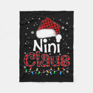 Manta Polar Nini Claus Funny Santa Claus Familia Compartida Pa