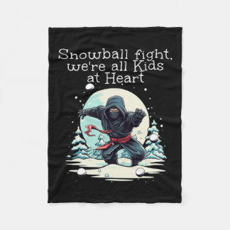 Manta Polar Ninja: Peleas De Snowball Con Bola De Nieve
