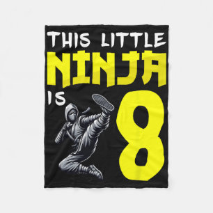 Manta Polar Ninjas de Kickboxing Este pequeño ninja tiene 8 añ