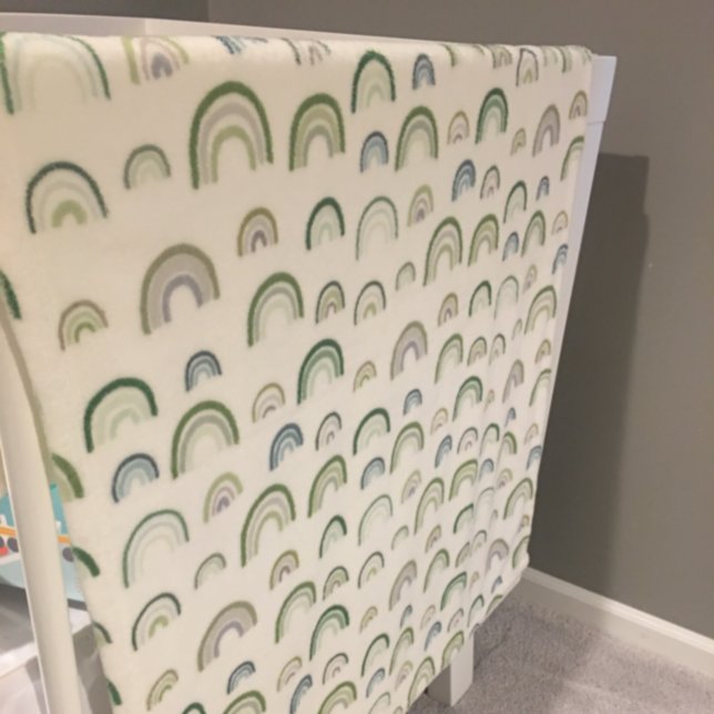 Manta Polar Niño arcoiris Verde, Azul, Gris (Subido por el creador)