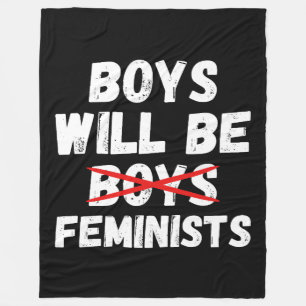 Manta Polar Niño Feminista - Los chicos serán feministas II