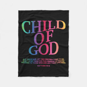 Manta Polar Niño Niño Niño De Dios Cristiano Jesús Hijo Siste