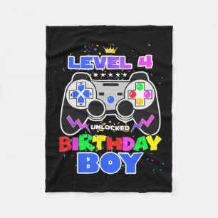 Manta Polar Niño Nivel 4 Desbloqueado Videojuego Cumpleaños 4