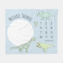 Niño pequeño Personalizado de dinosaurio con nombr