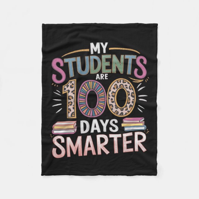 Manta Polar Niños Chicas Cutan Lápiz Koala 100 Días De Scho (Anverso)