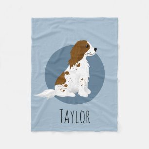 Manta Polar Niños con Blue Springer Spaniel Dog
