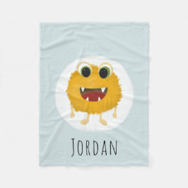 Manta Polar Niños con Monstruos Mágicos Modernos y Cutos