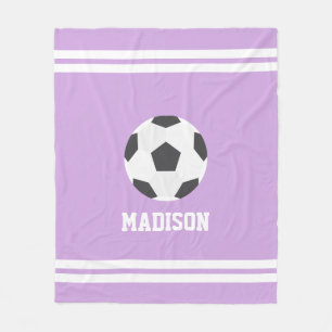 Manta Polar Niños con temas de fútbol personalizados