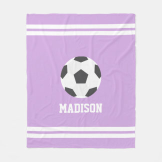 Manta Polar Niños con temas de fútbol personalizados