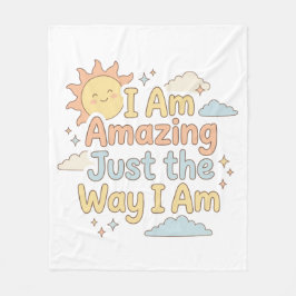 Manta Polar Niños Conmovedores Afirmación Increíble Tal Como S