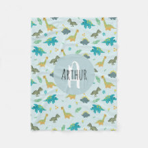 Niños Cute Blue T-Rex Jungle Dinosaur Pattern Niño