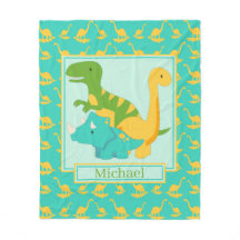 Niños Cute Dinosaurios Azules