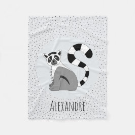 Manta Polar Niños de moda, lémures de jungla y nombres de niño