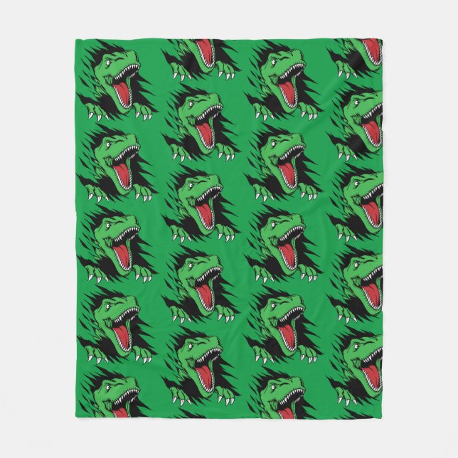 Manta Polar Niños dinosaurio (Anverso)
