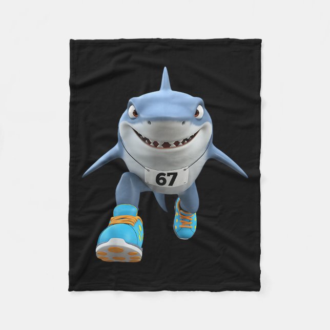 Manta Polar Niños divertidos 67 Meme Tralero Tralala Runner It (Anverso)