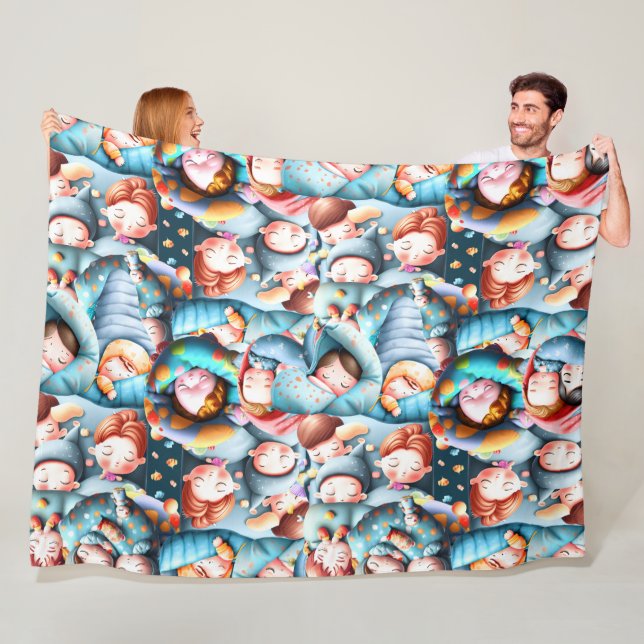 Manta Polar Niños durmiendo sonámbulos baboso pajama fiesta di (In situ)
