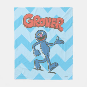 Manta Polar Niños Grover Vintage 2