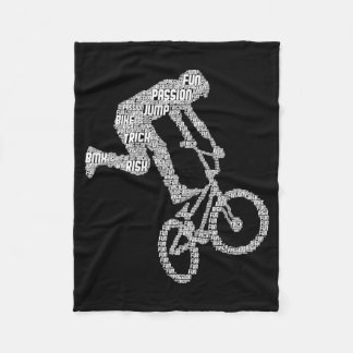 Manta Polar Niños Jinetes De Estilo De Acrobacias En Bicicleta