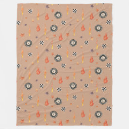 Manta Polar Niños modernos acuarela Camión Carreras de neumáti