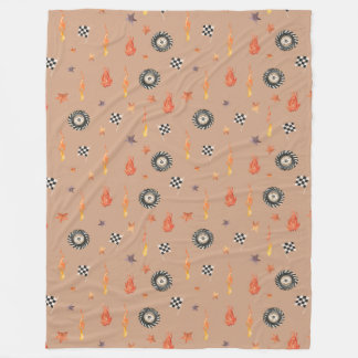 Manta Polar Niños modernos acuarela Camión Carreras de neumáti