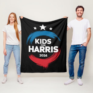 Manta Polar Niños Para Harris Presidente Niños Aman a Kamala H