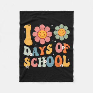 Manta Polar Niños Rero Groovy 100 días feliz 100 horas de clas
