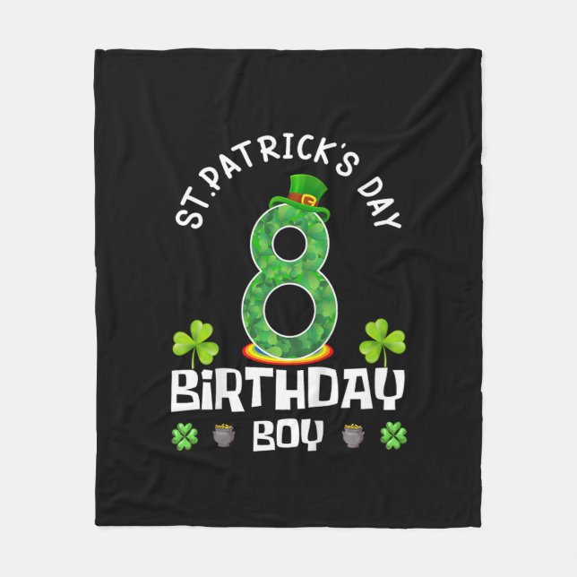 Manta Polar Niños San Patricio Nacimiento 8.ª camiseta 2015 (Anverso)