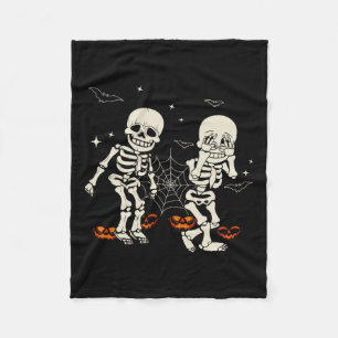 Manta Polar Niños Skeleton Griddy dance Halloween Trick or Tre