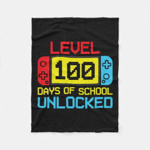 Manta Polar Nivel 100 Días De La Escuela Juego De Video Jugado