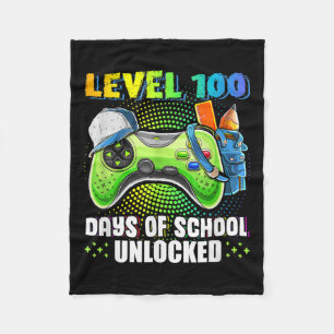 Manta Polar Nivel 100 Días De La Escuela Juego De Video Jugado