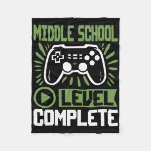 Manta Polar Nivel de escuela intermedia Gamer completo Cl de 2