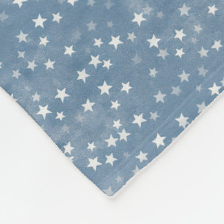 Manta Polar Niza Baby Blue Night Star Blanket