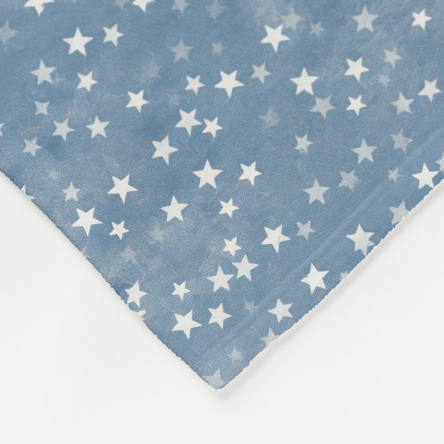 Manta Polar Niza Baby Blue Night Star Blanket (Esquina)