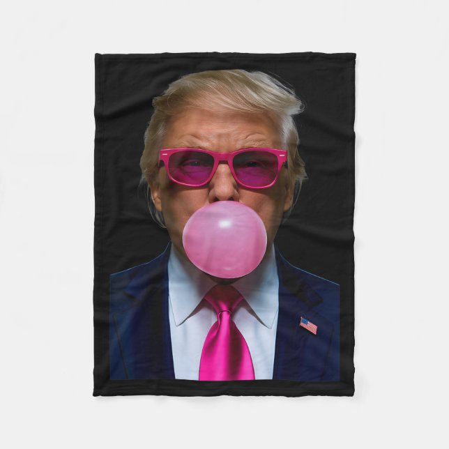 Manta Polar Nk Sungles Funny Donald Trump Nk Bubble Gum 2024  (Anverso)