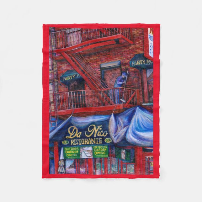 Manta Polar ¿No amas el Pintura Roja? (Anverso)